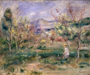 Frugthave om foråret af Pierre Auguste Renoir
